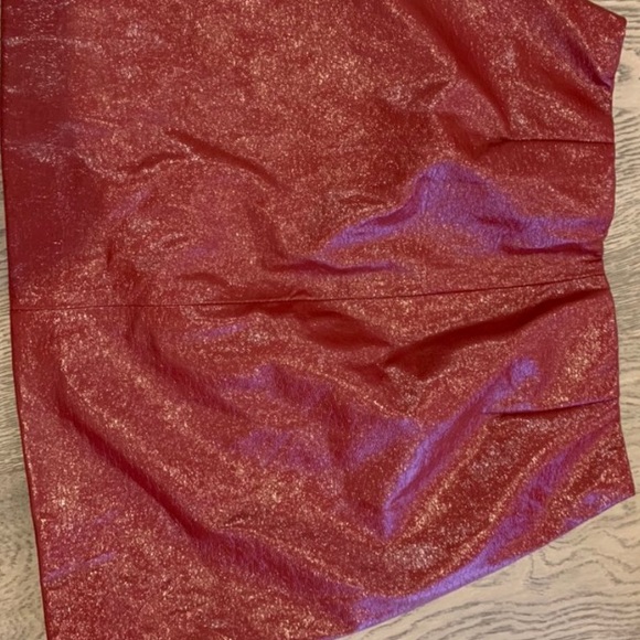 PLEATHER SKIRT - Picture 4 of 4